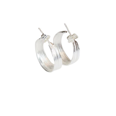 Pico, Olive Petit Øreringe Sølvbelagt