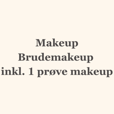 Makeup - Brudemakeup inkl. en prøve makeup