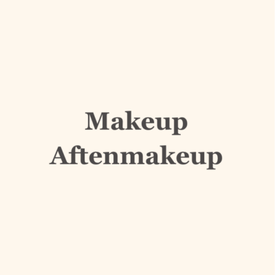 Makeup - Aftenmakeup