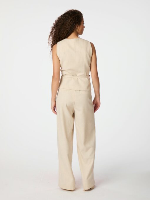 Neo Noir Samara Melange Vest Beige - Image 3