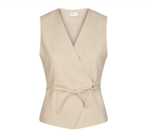 Neo Noir Samara Melange Vest Beige