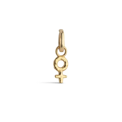 Enamel Charm Feminine Power Guldbelag