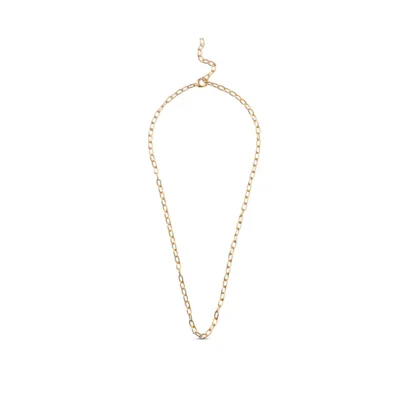 Enamel Halskæde Medium Charm Guldbelagt