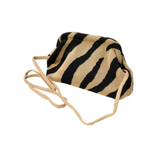 Pico Rosalia Blonde Clutch Taske Beige Zebra