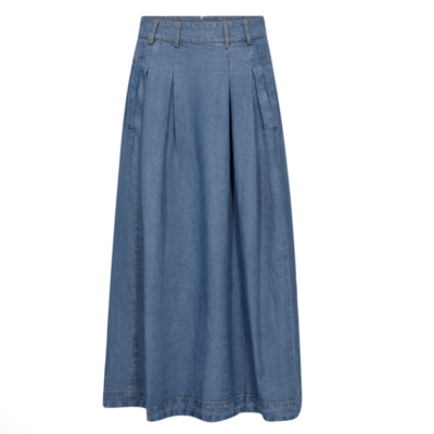 Co'Couture Anya Denim Nederdel Denimblå