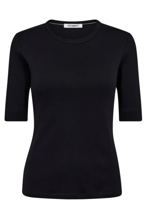 Co'Couture Granny SS T-Shirt Navyblå - Image 2