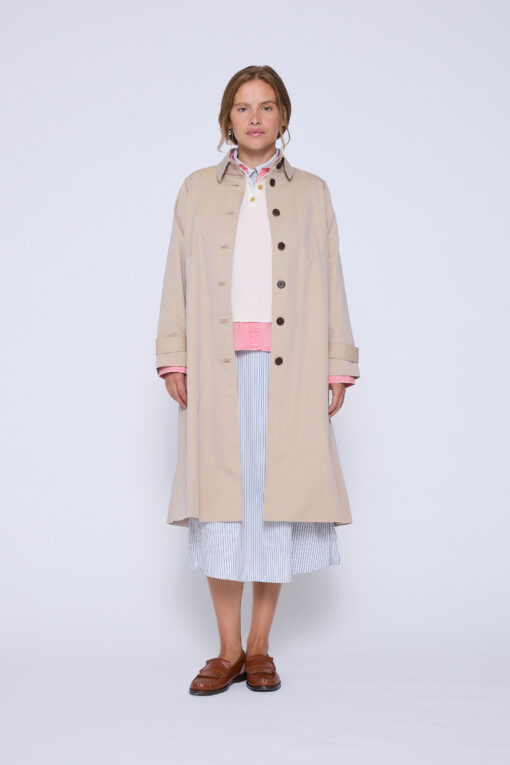 Six Ames Wilma Frakke Beige - Image 5