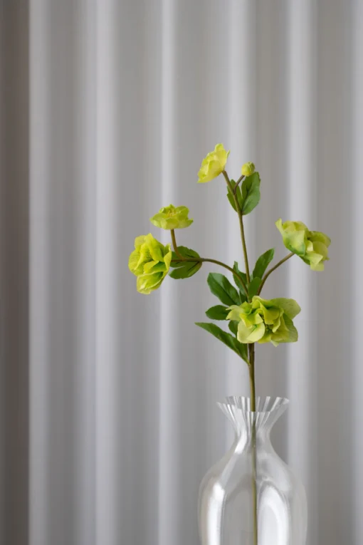 Bloom Objects Kunstig Hellebore Blomst Grøn