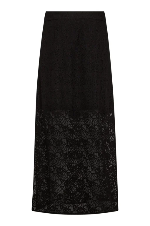 Co'Couture Leroy Lace Nederdel Sort - Image 3