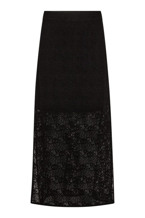 Co'Couture Leroy Lace Nederdel Sort - Image 5