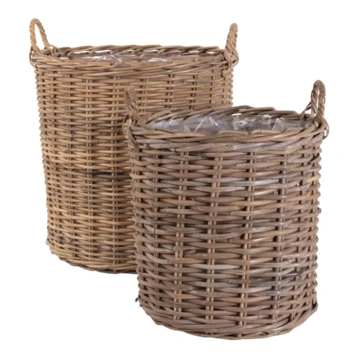 House Nordic Indo Rattan Kurve Natur Sæt
