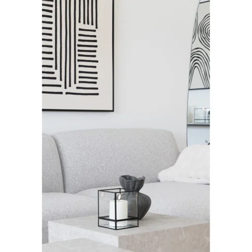 House Nordic Keramik Vase Sort - Image 2