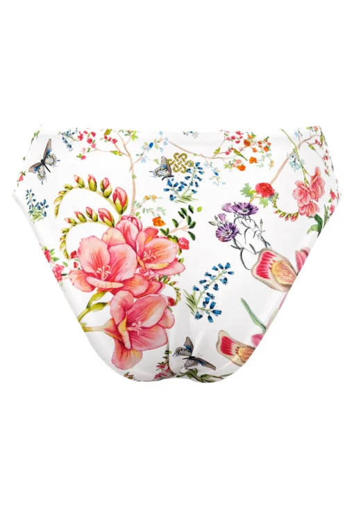 Kaanda Butterfly Siderynket Bikinitrusse Hvid/Multi - Image 2