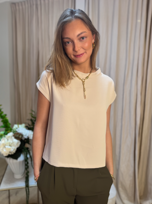 Imperial M9990011T Bluse Vanilje Hvid - Image 4