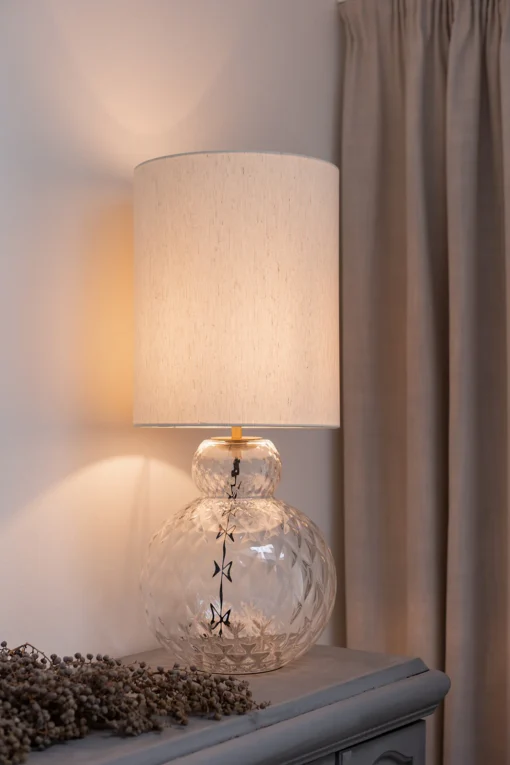 Specktrum Lily Bordlampe Harlequin Messing/Klar - Image 4