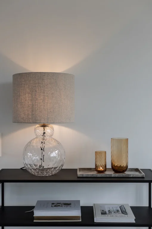 Specktrum Lily Bordlampe Harlequin Messing/Klar - Image 6