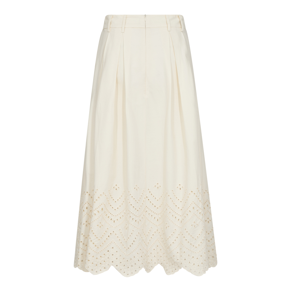 Co'Couture Poppy Anglaise Nederdel Cremehvid - Billede 2