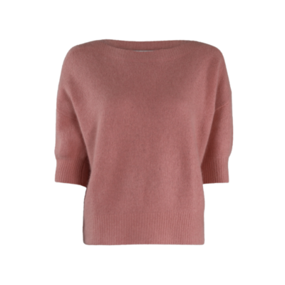 Six Ames Moi Strikbluse Støvet Rosa