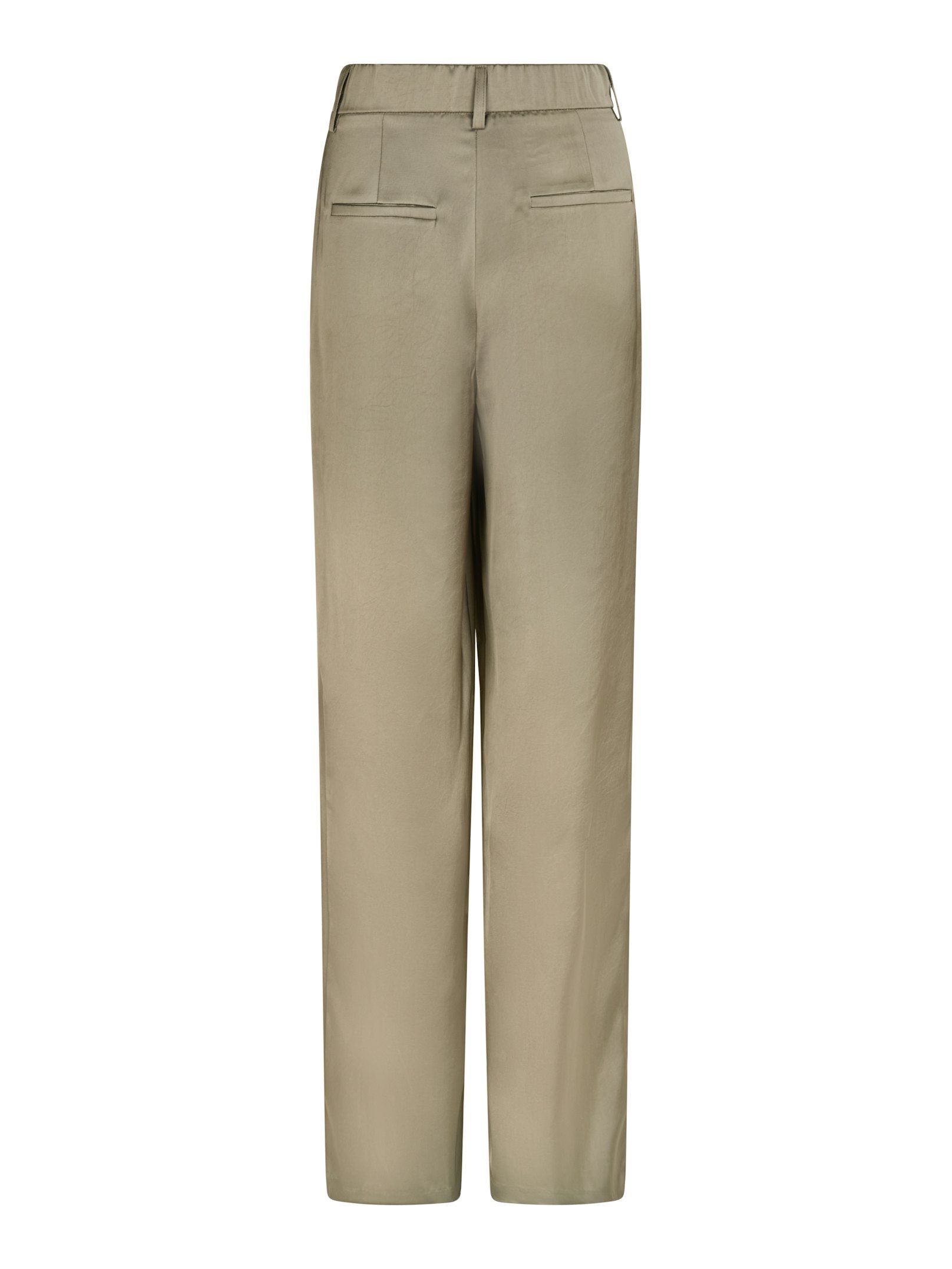 Neo Noir Emmett Heavy Satin Bukser Støvet Grøn - Billede 2