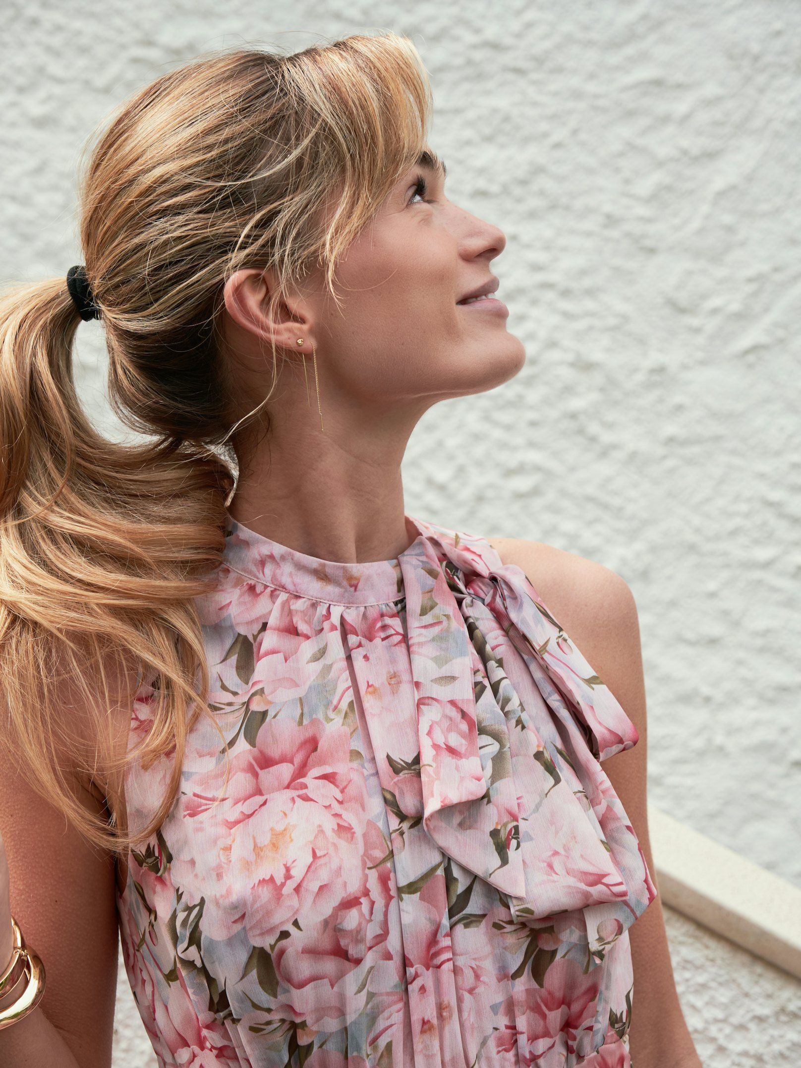 Neo Noir Marli Flower Chiffon Kjole Lyserød - Billede 2