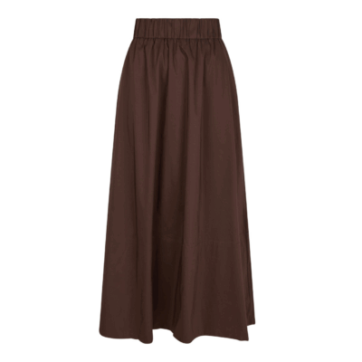 Neo Noir Yara Poplin Nederdel Chokolade Brun