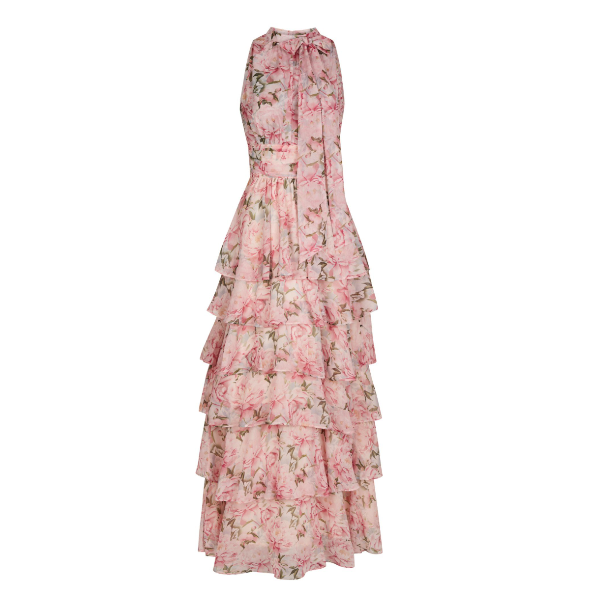 Neo Noir Marli Flower Chiffon Kjole Lyserød