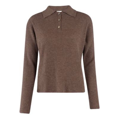 Six Ames Patti Bluse Brun Meleret
