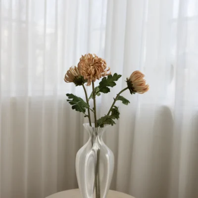 Bloom Object Kunstig Kaktus Dahlia Blomst Beige