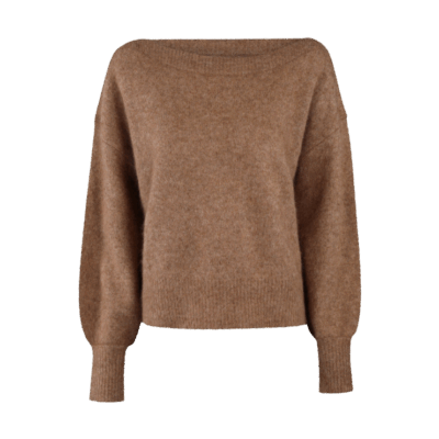 Six Ames Malou Strikbluse Dachshund Brun Meleret