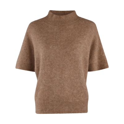 Six Ames Doanne Strikbluse Dachshund Brun Meleret