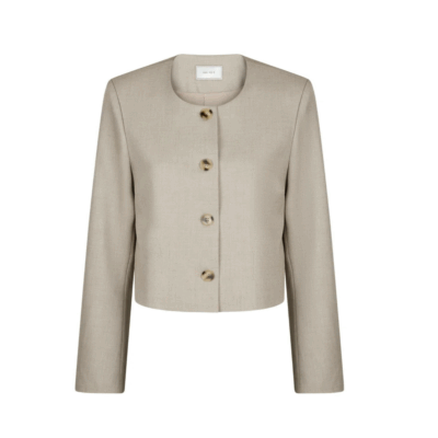 Neo Noir Flynn Jakke Beige