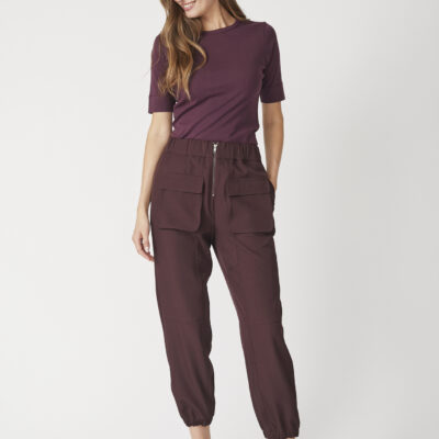 Co'Couture Luna Pocket Bukser Vinrød