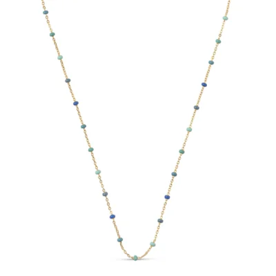 Enamel Lola Halskæde Guldbelagt Atlantic