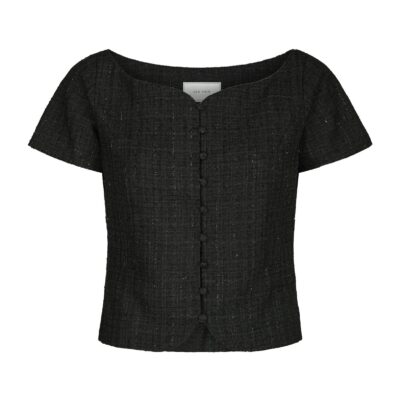 Neo Noir Tango Boucle Top Sort