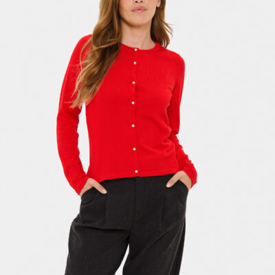Saint Tropez Jemma Cardigan Rød