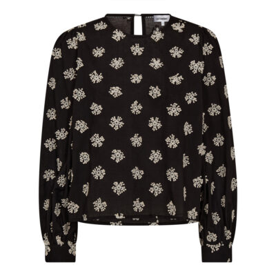Co'Couture Mally Bluse Sort