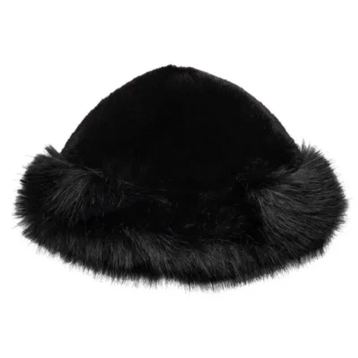 Co'Couture Penza Faux Fur Hat Sort