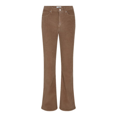 Ivy Copenhagen Tara Flare Jeans Baby Cord Cool Taupe Brune