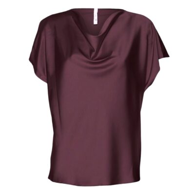 Imperial TK43 Solid Satin T-Shirt Bordeaux