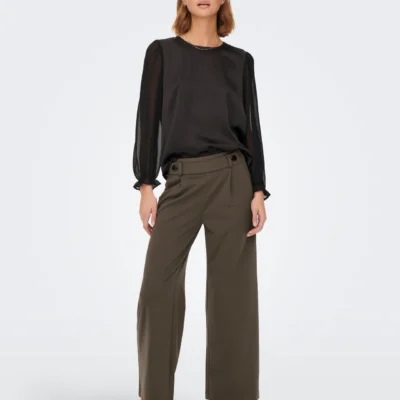 JDY Geggo Life New Long Bukser Brun