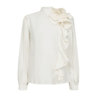 Copenhagen Muse Molly Bluse Råhvid