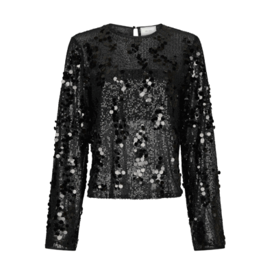 Neo Noir Blake Paillet Bluse Sort
