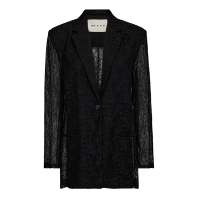 Ivy Copenhagen Lara Lace Blazer Sort