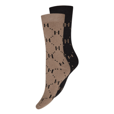 Hype The Detail Strømper 2pk Sort/Beige