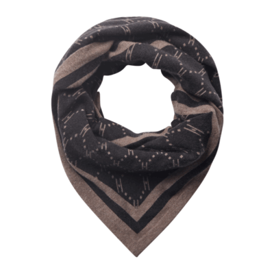 Hype The Detail Triangle Scarf Tørklæde Sort/Rosa