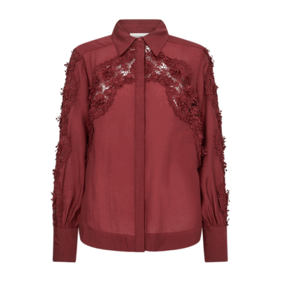 Copenhagen Muse Molly Skjorte Rød