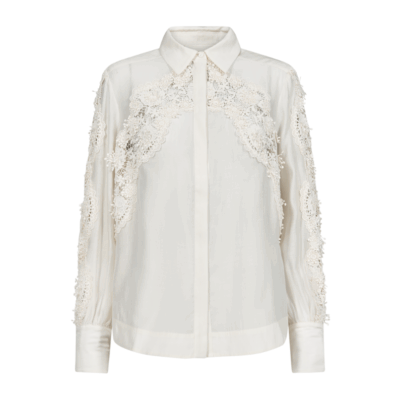 Copenhagen Muse Molly Skjorte Råhvid