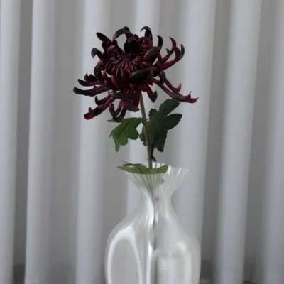 Bloom Objects Kunstig Chrysanthemum Blomst Bordeaux