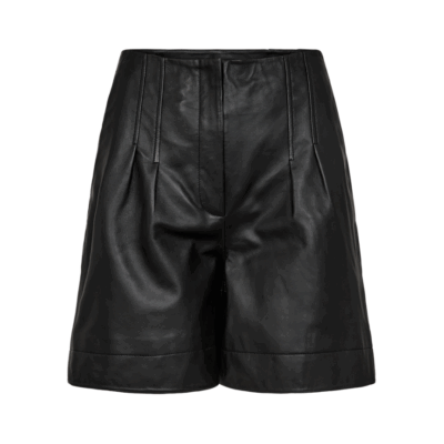Copenhagen Muse Royal Læder Shorts Sort