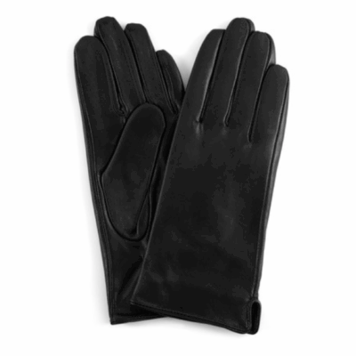 Depeche Læder Handsker Sort